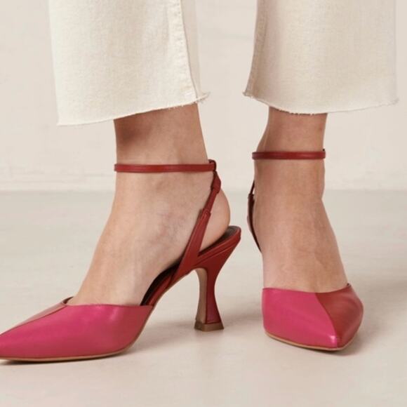 Alohas Cinderella Lipstick Red Magenta, Size 8/8.5 (39) - Picture 2 of 16